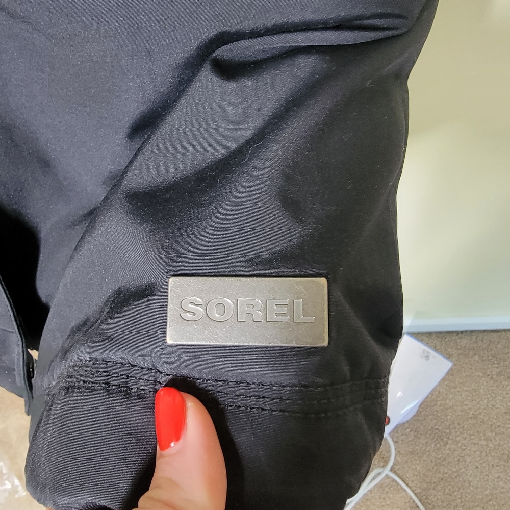 Sorel Down Winter Jacket Black Size Medium - image 6